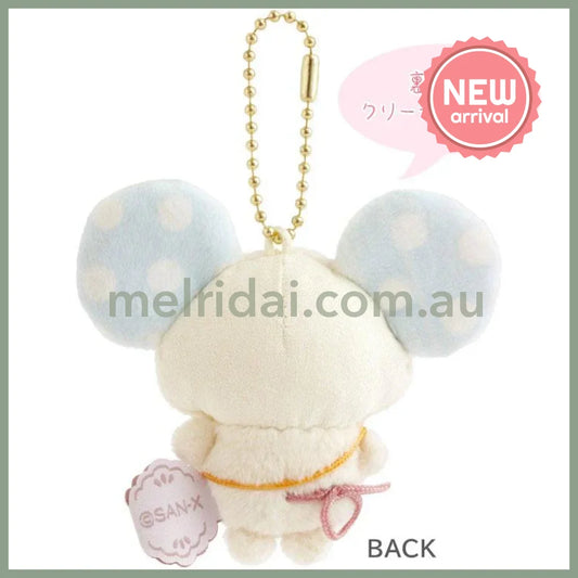 SAN X | Sugercocomuu Chu Pop Candy Pop Mini Plush Cleaner Keychain 70 x 50 x 30 mm (Lolli and Pop’s Candy Day)