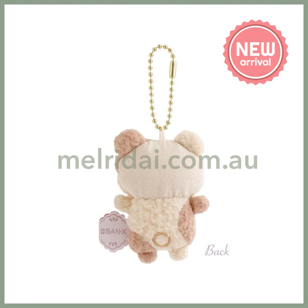 SAN X | Sugercocomuu Cokkie Bears Mini Plush Cleaner Keychain 70 x 50 x 30 mm (Lolli and Pop’s Candy Day)