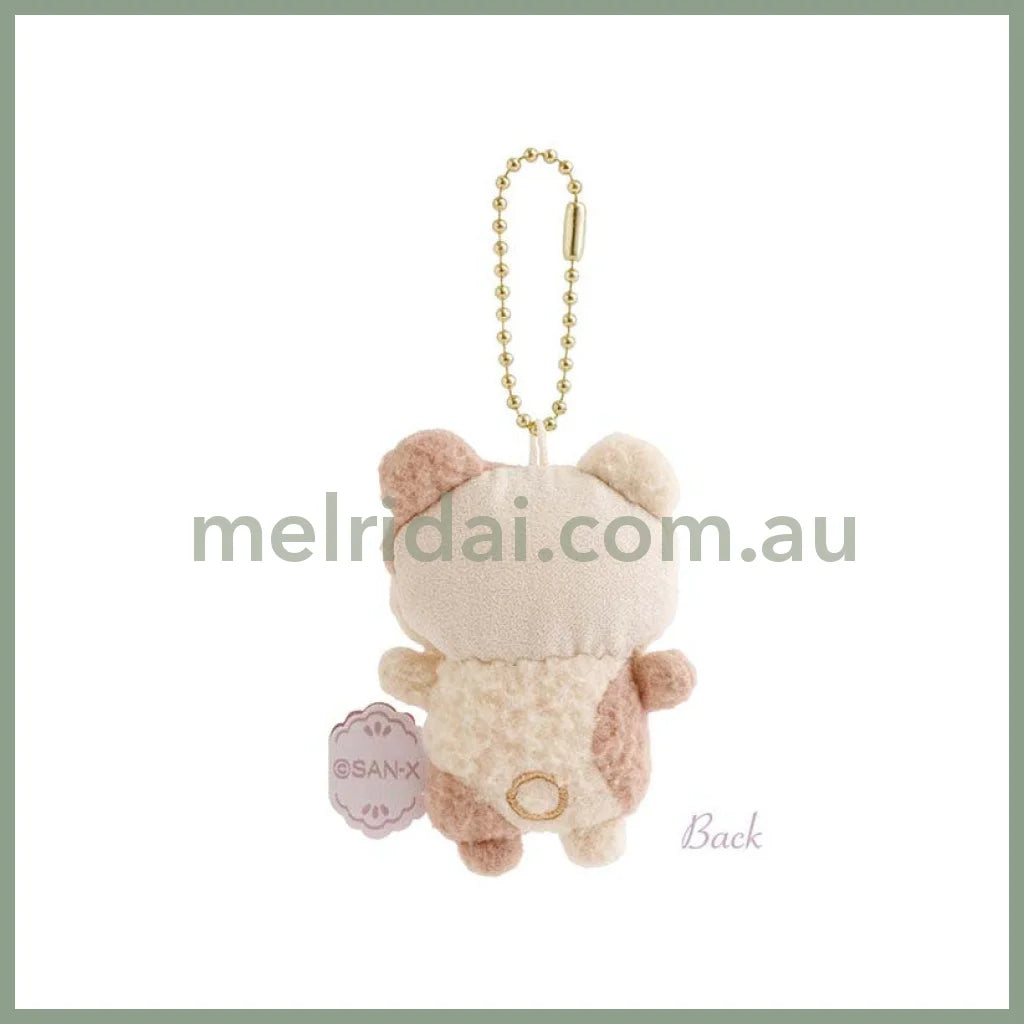 SAN X | Sugercocomuu Cokkie Bears Mini Plush Cleaner Keychain 70 x 50 x 30 mm (Lolli and Pop’s Candy Day)