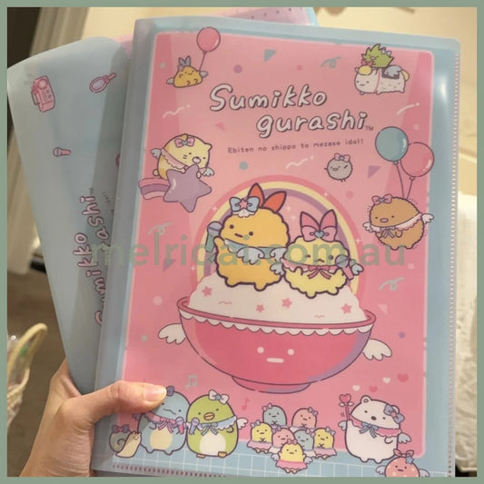 San-X | Sumikko Gurashi 10-Pocket Plastic Document Holder A4-A3 (Angel Ebiten Idol)