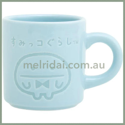 SAN-X | Sumikko Gurashi Bean Master Mug Cup Blue 80 × Ø80 mm (Chocolate Fair at Sumikko Cafe)