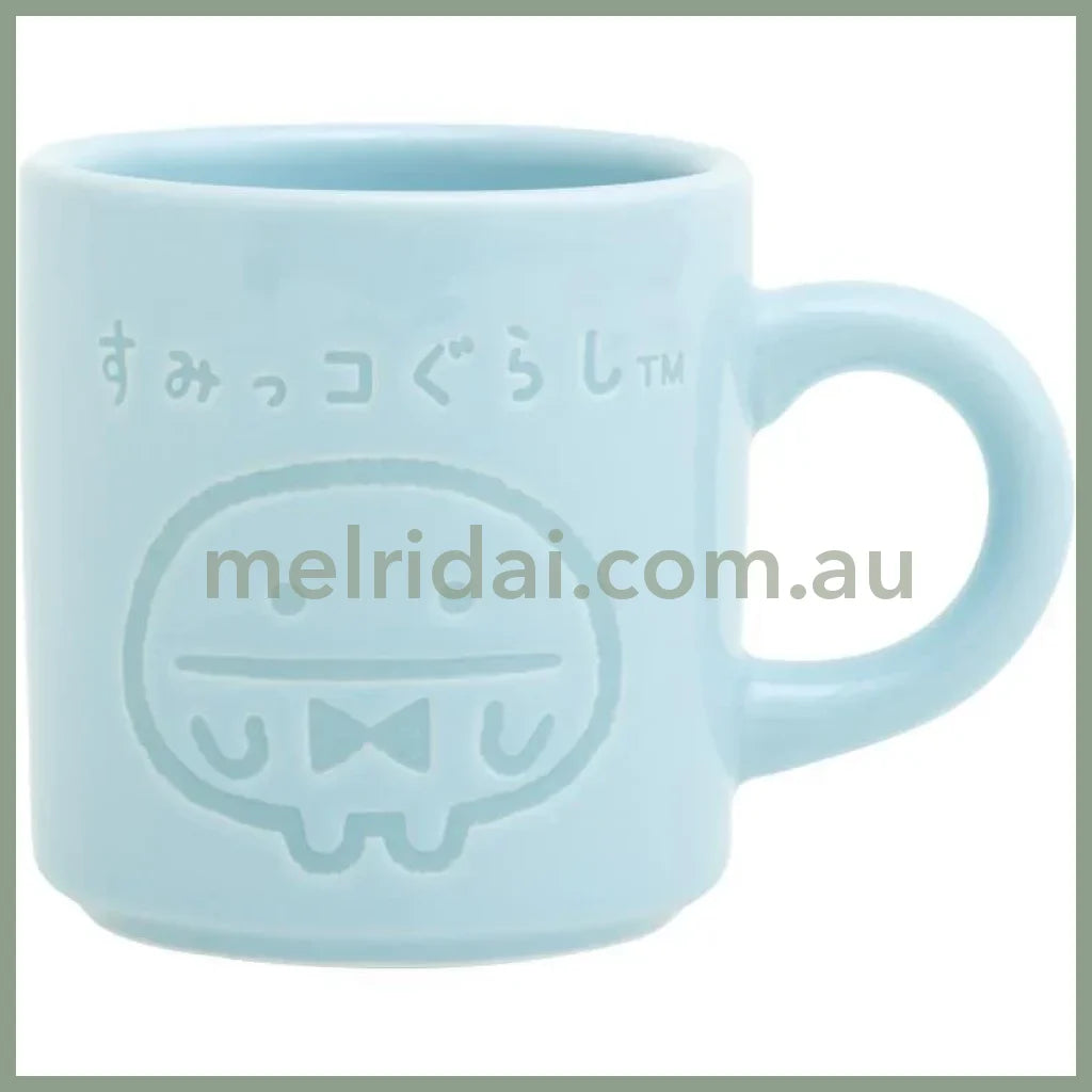 SAN-X | Sumikko Gurashi Bean Master Mug Cup Blue 80 × Ø80 mm (Chocolate Fair at Sumikko Cafe)