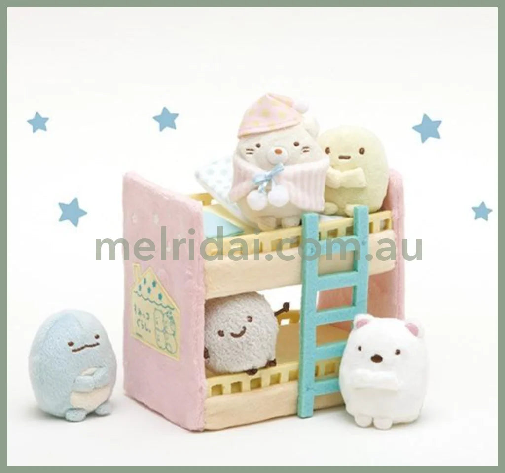 San-Xsumikko Gurashi Bunk Bed Plush Doll Stuffed Toy 130×140×100Mm