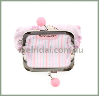 San - X | Sumikko Gurashi Clasp Purse Sakura Limited W90×H70×D20Mm (S) 角落生物 粉色樱花口金包/零钱包/硬币包（小号）