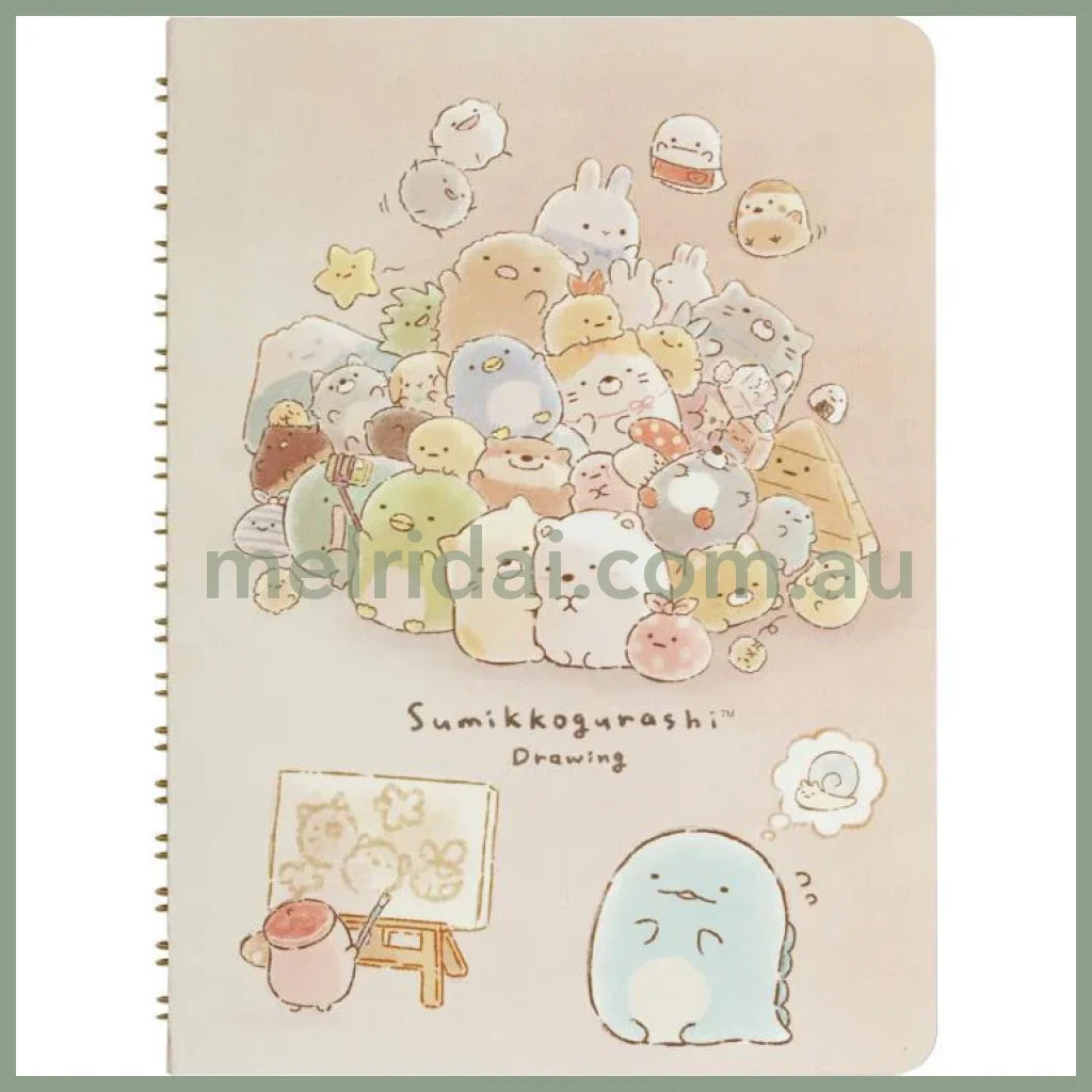 Sumikko Drawing B6 Grid Ring Notebook
