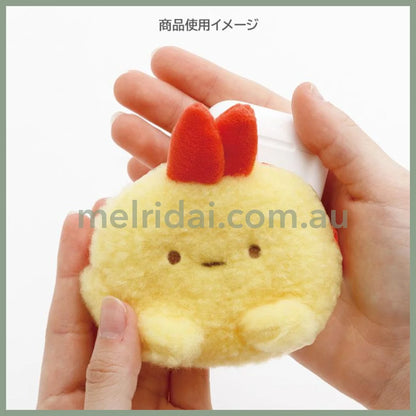 SAN-X | Sumikko Gurashi Ebifurai no Shippo Fried Shrimp Mascot Mini Pouch with Carabiner 60×75×30mm