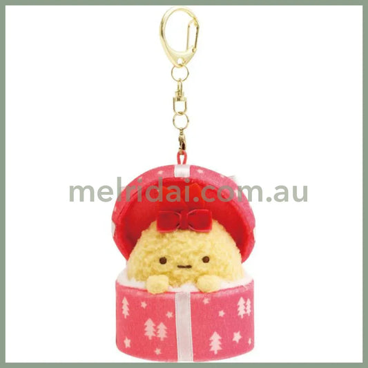 San-X | Sumikko Gurashi Ebifurai No Shippo Mascot Holder Keychain 85Mm X 60Mm 55Mm (Christmas)