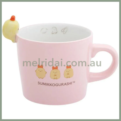 SAN X | Sumikko Gurashi Ebifurai no Shippo Mug with Mascot Nokkari Figure 120×120×105mm