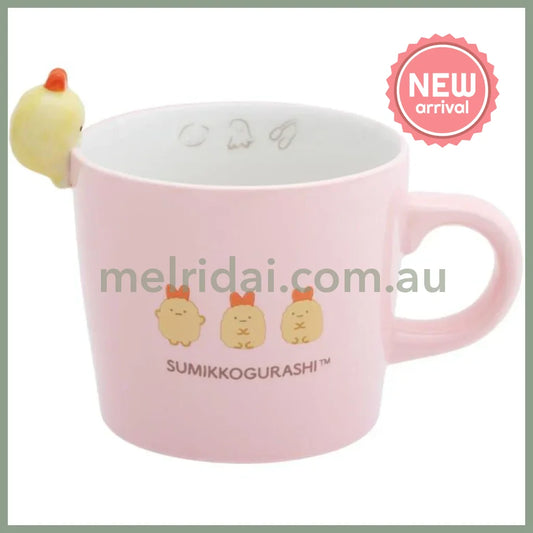 SAN X | Sumikko Gurashi Ebifurai no Shippo Mug with Mascot Nokkari Figure 120×120×105mm