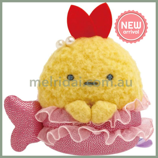 SAN X | Sumikko Gurashi Ebifurai no Shippo Tenori Plush Doll 65×45×40mm (Penguin Lagoon)