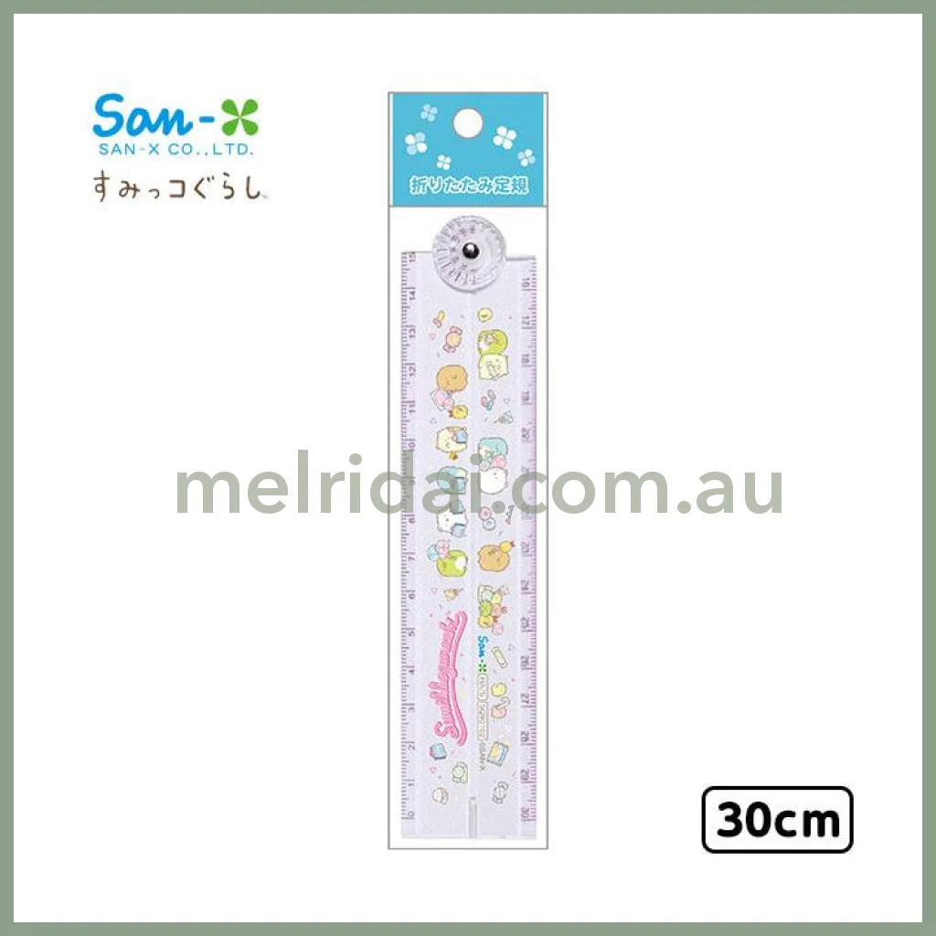 Folding Ruler 30Cm - Sumikko Gurashi / Sweets Purple