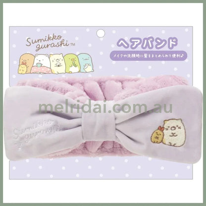 SAN-X | Sumikko Gurashi Hair Band Hairband with Ribbon 560mm (Neko & Ebifurai no Shippo)