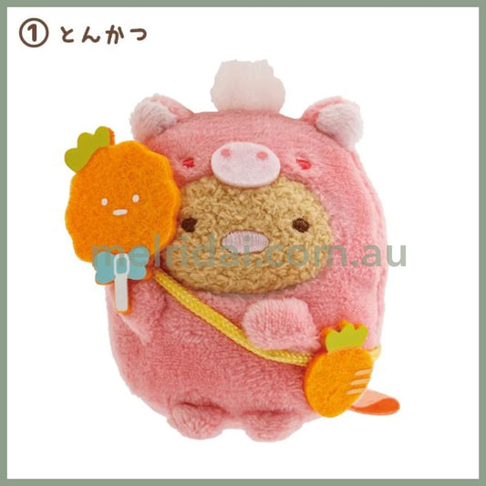 SAN-X | Sumikko Gurashi mini Tenori Plush Doll 85×70×40mm (New Year Zodiac Year of Horse) 1 Tonkatsu