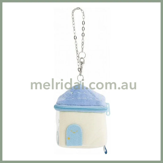 SAN-X | Sumikko Gurashi mini Tenori Plush Doll Outing Pouch 100×85×85mm (Honey Forest Christmas)