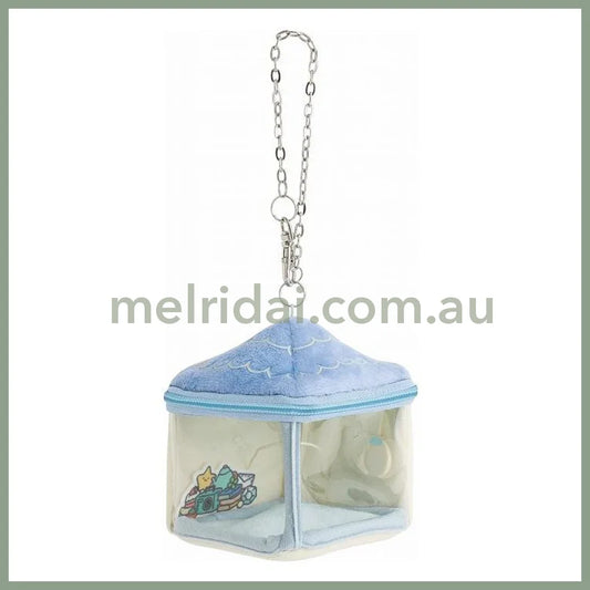 SAN-X | Sumikko Gurashi mini Tenori Plush Doll Outing Pouch 100×85×85mm (Honey Forest Christmas)