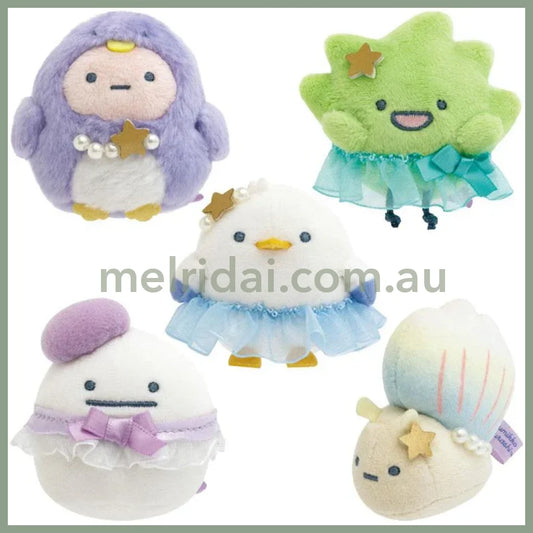 SAN X | Sumikko Gurashi mini Tenori Plush Doll Set 60×60×45mm (Penguin Lagoon)