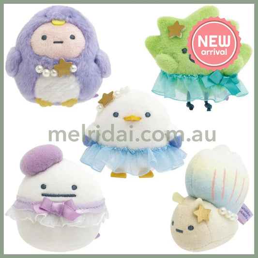 SAN X | Sumikko Gurashi mini Tenori Plush Doll Set 60×60×45mm (Penguin Lagoon)