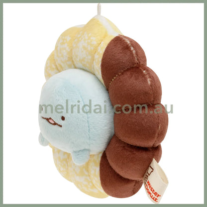 San - X | Sumikko Gurashi X Mister Donut Tokage Keychain 110×95×65Mm 角落生物 甜品店系列 水龙甜甜圈挂件/包挂/钥匙链