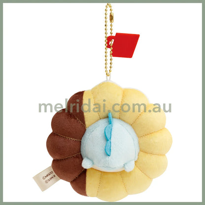 San - X | Sumikko Gurashi X Mister Donut Tokage Keychain 110×95×65Mm 角落生物 甜品店系列 水龙甜甜圈挂件/包挂/钥匙链