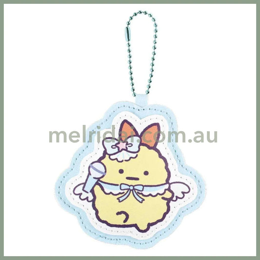 SAN-X | Sumikko Gurashi Name Holder Mascot Keychain 0.5 x 7.8 x 7.9cm (Ebi Fry No Shippo)