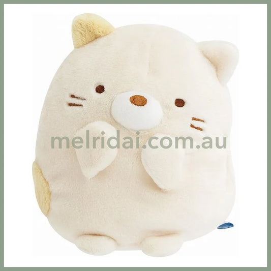 SAN-X | Sumikko Gurashi Neko Cat Plush Doll Mochi Mochi Squishy Plush 135×100×105mm (Sumikko’s Favorite)
