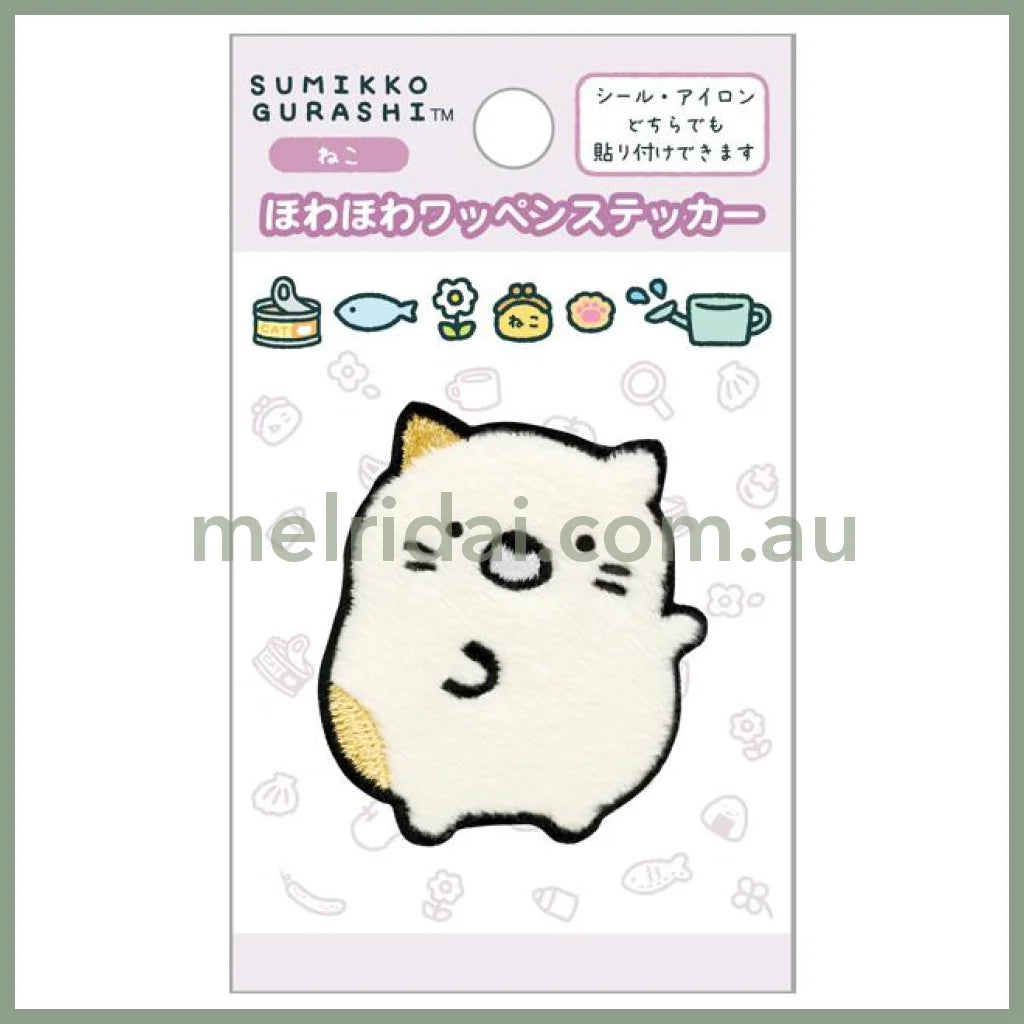 SAN-X | Sumikko Gurashi Neko Howahowa Patch Sticker 97×57mm