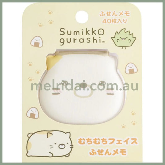 SAN-X | Sumikko Gurashi Neko Sticky Notes with Squishy Cover 50×60×10mm