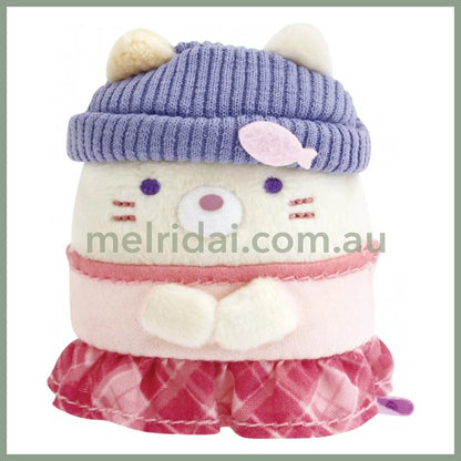 SAN-X｜Sumikko Gurashi Neko Tapioca mini Tenori Plush Toy 60×40×40mm (POP-UP SHOP)
