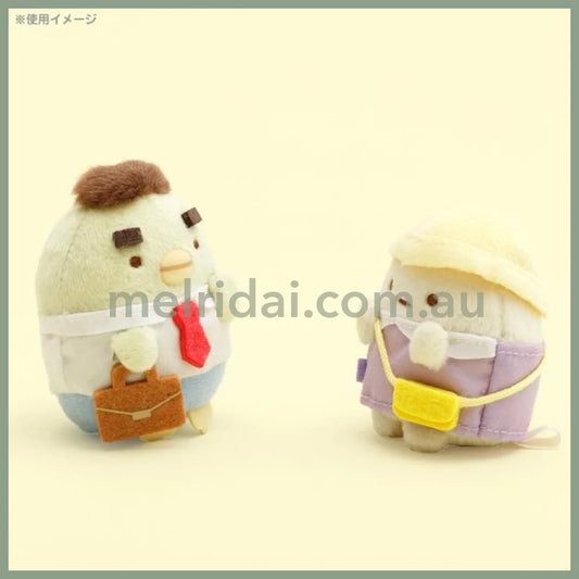 SAN-X | Sumikko Gurashi Penguin ? Tapioca Tenori Plush 60×50×50mm x 2 (Office Kindergarten)