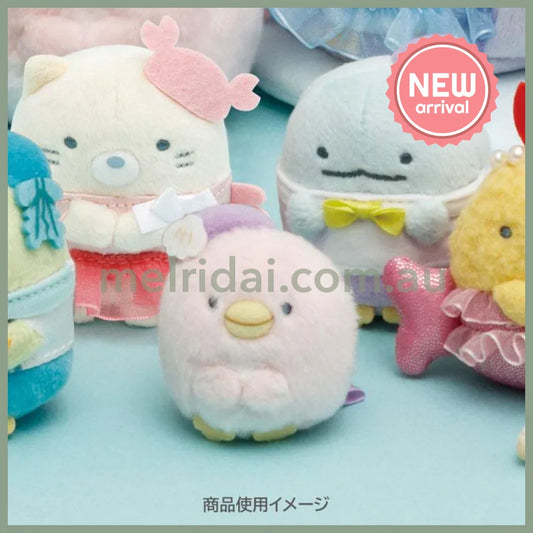 SAN X | Sumikko Gurashi Pink Penguin Hina mini Tenori Plush Doll 65×45×40mm (Penguin Lagoon)