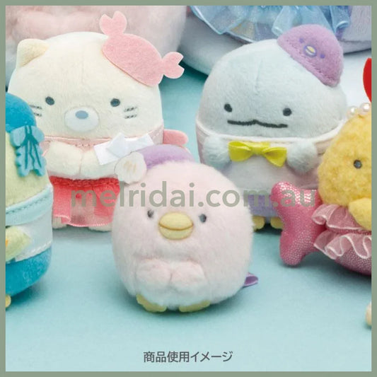 SAN X | Sumikko Gurashi Pink Penguin Hina mini Tenori Plush Doll 65×45×40mm (Penguin Lagoon)
