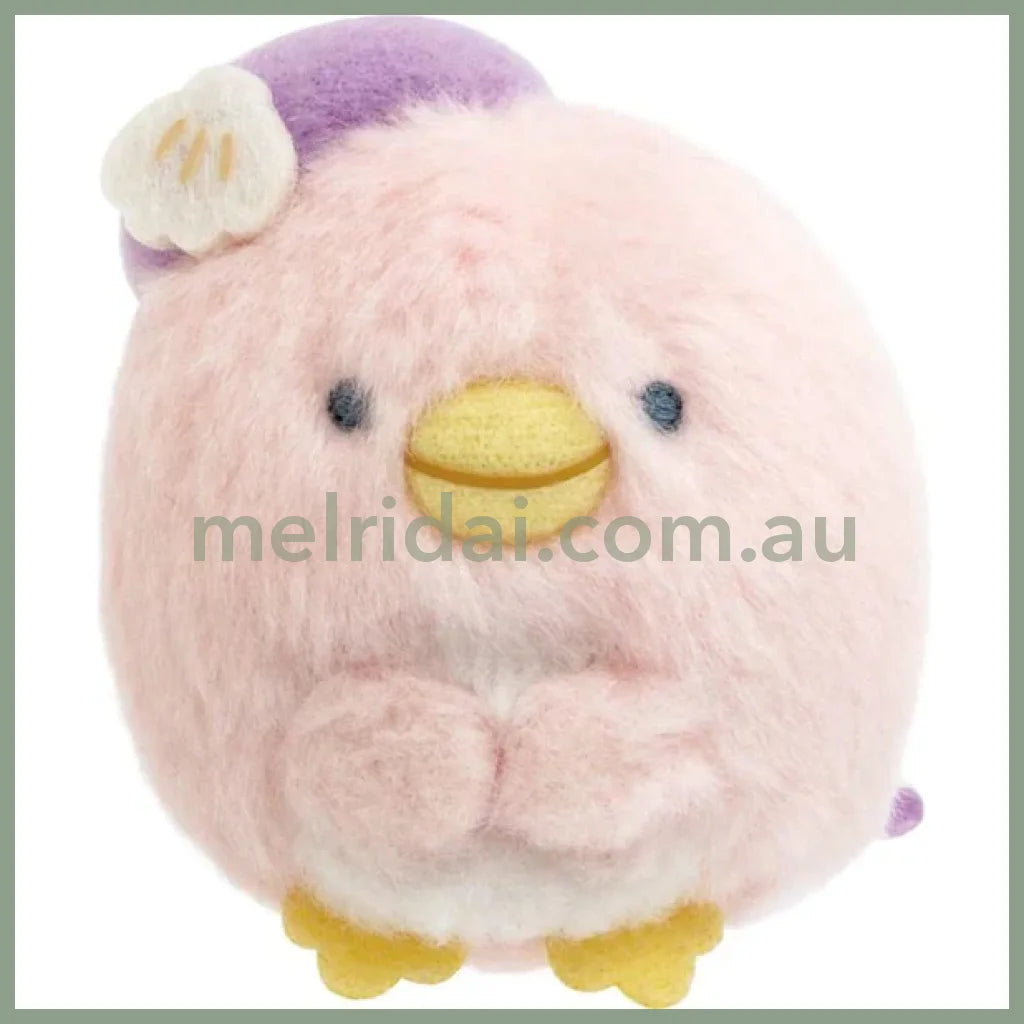 SAN X | Sumikko Gurashi Pink Penguin Hina mini Tenori Plush Doll 65×45×40mm (Penguin Lagoon)