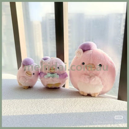 SAN X | Sumikko Gurashi Pink Penguin Hina Plush Toy Plush Doll 85×75×65mm (Penguin Lagoon)