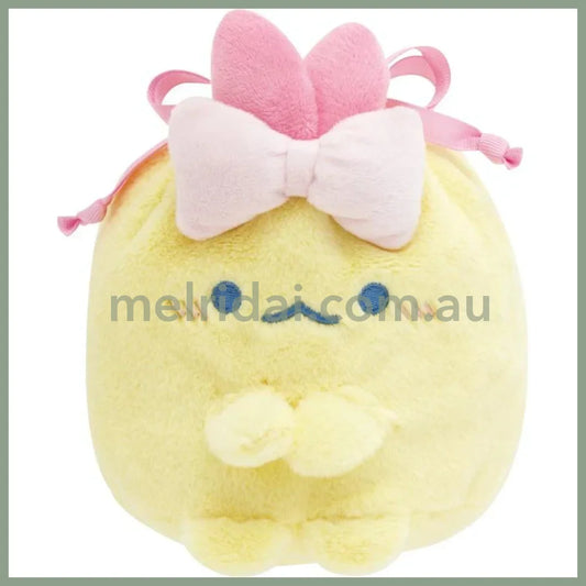 SAN-X | Sumikko Gurashi Plush Drawstring Bag 150×140mm (Dreaming Idol Ebiten no Shippo)