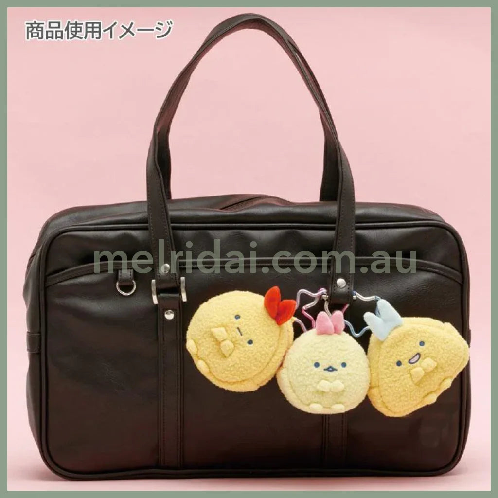 SAN-X | Sumikko Gurashi Plush Mini Pouch Bag Charm with Carabiner - Ajifurai no Shippo 85×80×35mm (Dreaming Idol Ebiten