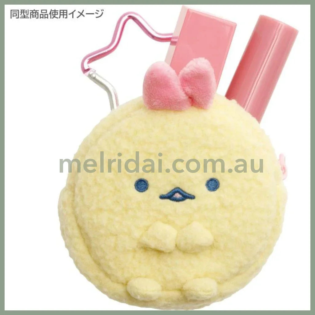 SAN-X | Sumikko Gurashi Plush Mini Pouch Bag Charm with Carabiner - Ebiten no Shippo 85×80×35mm (Dreaming Idol Ebiten
