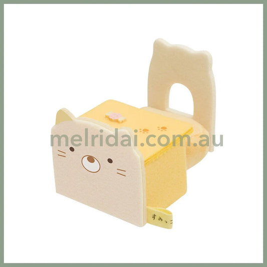 SAN-X | Sumikko Gurashi Plush Neko Chaise Table Set (Table: 60x70x55 mm. Chair: 70x60x45 mm)