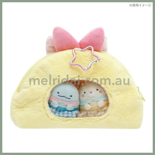 SAN-X | Sumikko Gurashi Plush Pen Pouch with Window 120×185×55mm (Dreaming Idol Ebiten no Shippo)