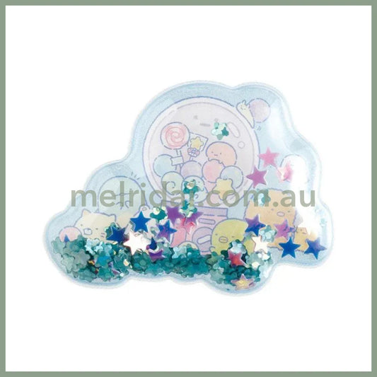 SAN-X | Sumikko Gurashi Puku Puku Air Sticker Shake Shake Capsule Seal - Blue 200×95mm (Sweets)