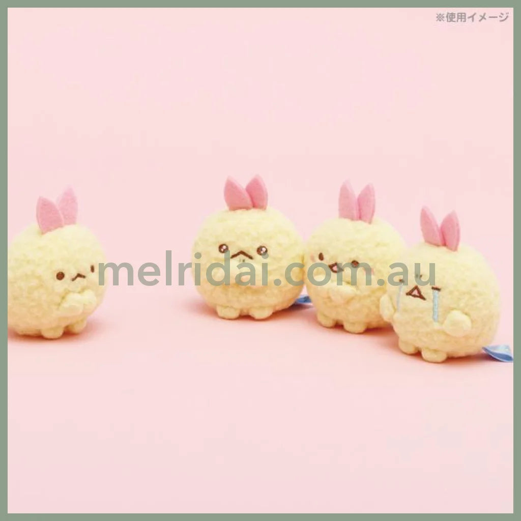 SAN-X | Sumikko Gurashi Set mini Tenori Plush Doll- Ebiten no Shippo 45×50×45mm * 3 Pieces (Dreaming Idol Ebiten no