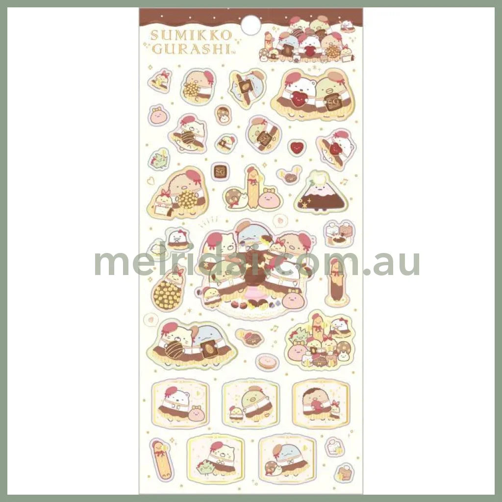 SAN-X | Sumikko Gurashi Sheet Sticker (Chocolate Fair at Sumikko Cafe)