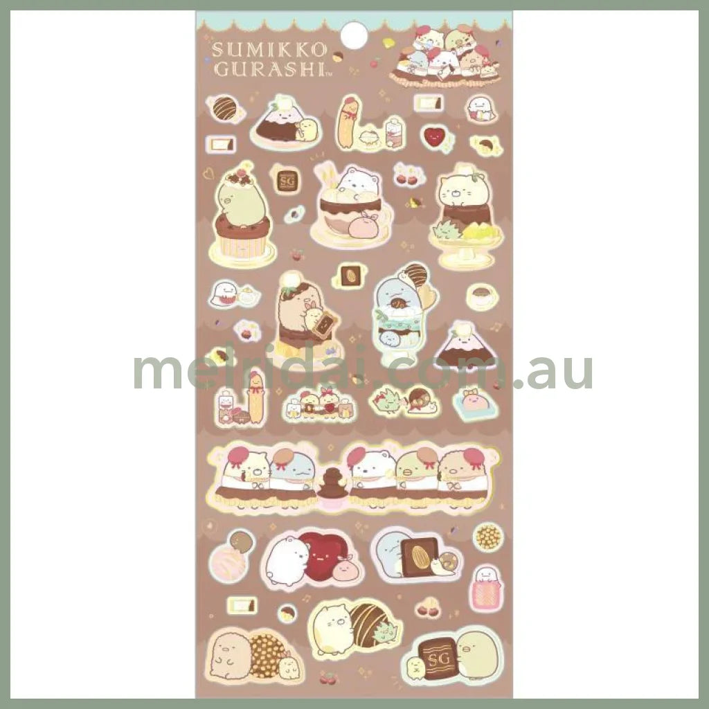 SAN-X | Sumikko Gurashi Sheet Sticker (Chocolate Fair at Sumikko Cafe)