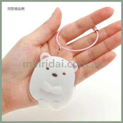 San-X | Sumikko Gurashi Shirokuma Acrylic Key Chain/Keyring 67×62Mm
