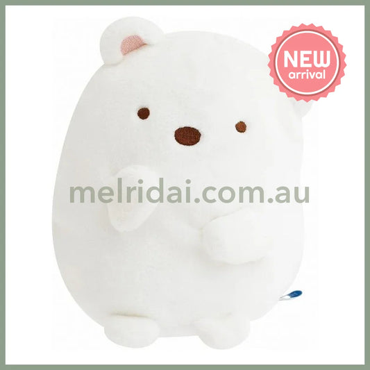 SAN-X | Sumikko Gurashi Shirokuma Bear Plush Doll Mochi Mochi Squishy Plush 135×100×105mm (Sumikko’s Favorite)