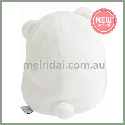 SAN-X | Sumikko Gurashi Shirokuma Bear Plush Doll Mochi Mochi Squishy Plush 135×100×105mm (Sumikko’s Favorite)