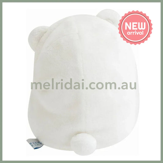 SAN-X | Sumikko Gurashi Shirokuma Bear Plush Doll Mochi Mochi Squishy Plush 135×100×105mm (Sumikko’s Favorite)