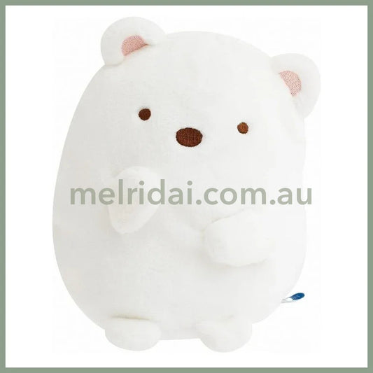 SAN-X | Sumikko Gurashi Shirokuma Bear Plush Doll Mochi Mochi Squishy Plush 135×100×105mm (Sumikko’s Favorite)