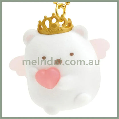 San-X | Sumikko Gurashi Shirokuma Keychain Petit Collection 40Mm X 45Mm 35Mm (Descending Angelic