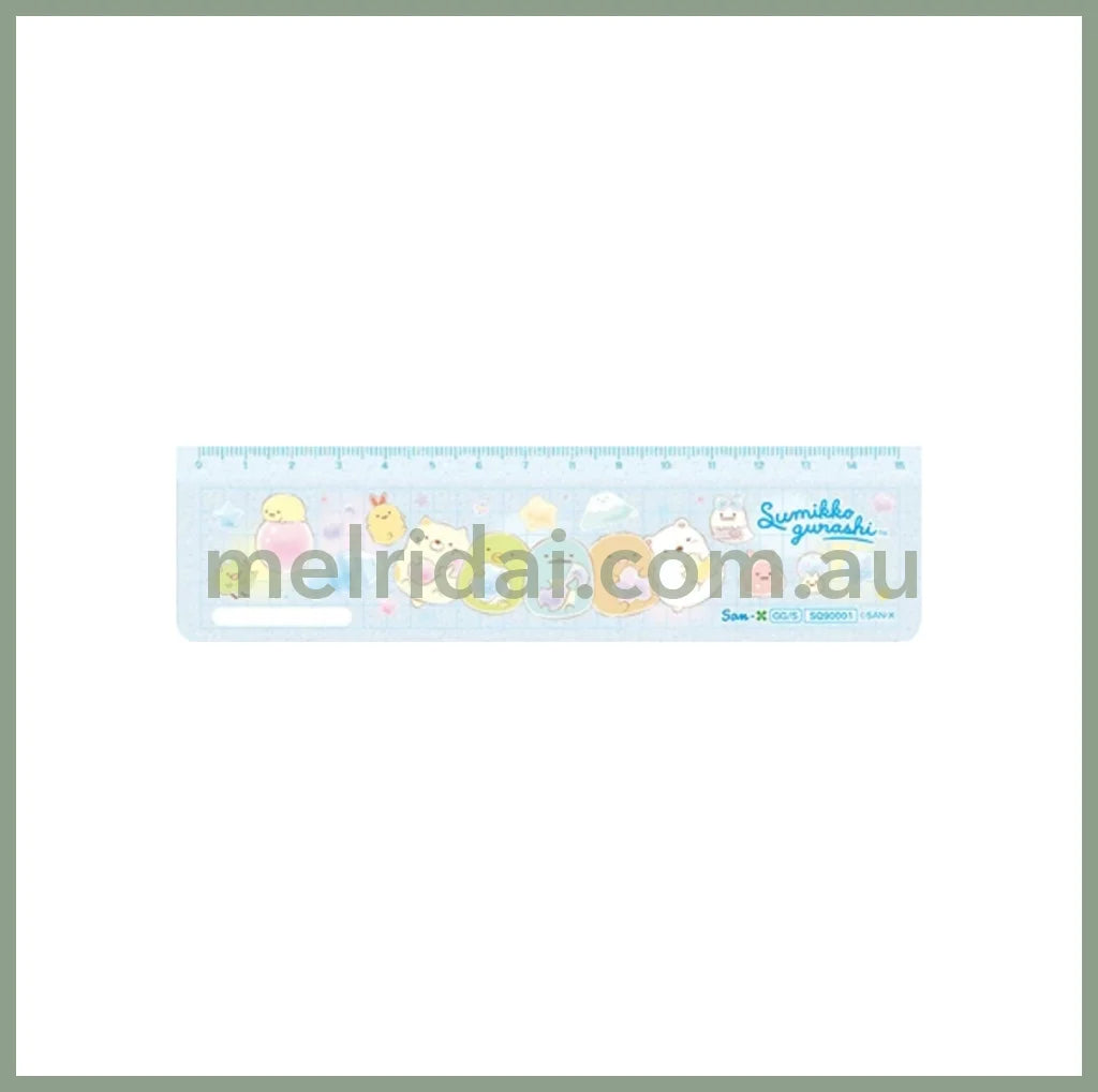 Slim Ruler 15Cm - Sumikko Gurashi / Balloon