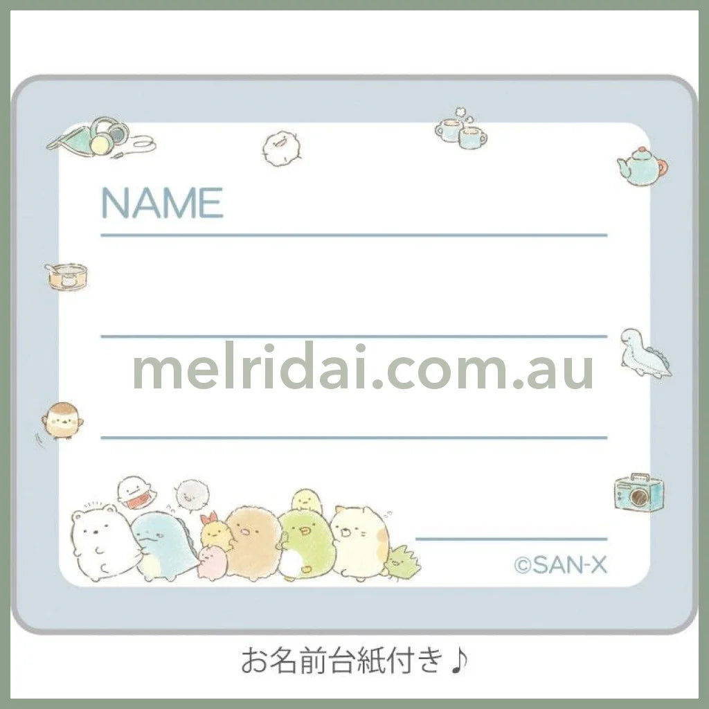 SAN-X | Sumikko Gurashi Small Vinyl Wallet 90×95×10mm (Train On The Way Home Blue)